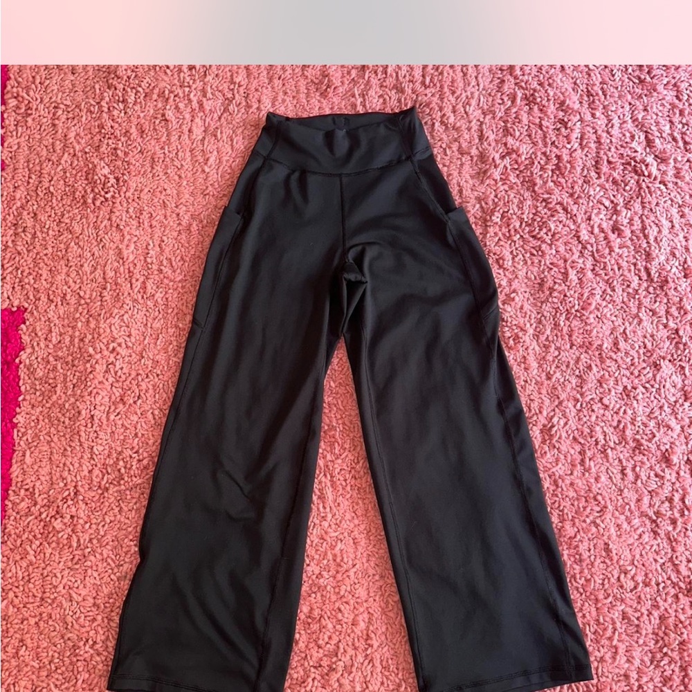 REI Black Wide-Leg high waisted pants